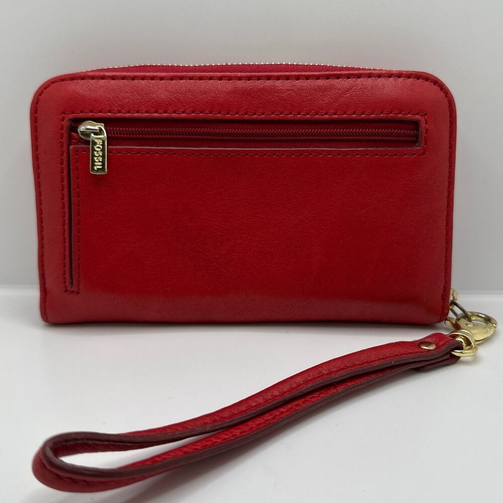 FOSSIL Red Wallet - Picture 2 of 8